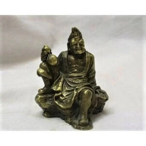 Ji Gong Chinese Buddist Monk, Bronze Figurine